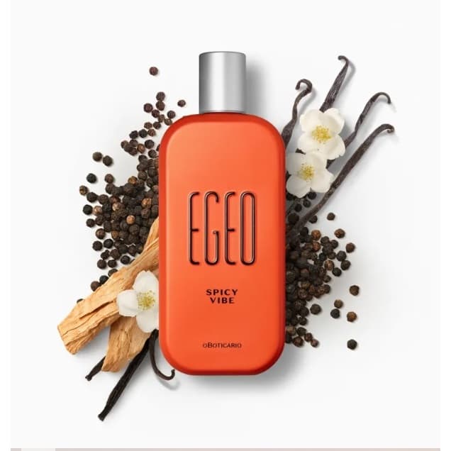 Perfume Egeo Spicy Vibe Fragrância masculina Desodorante Colônia 90ml O Boticário