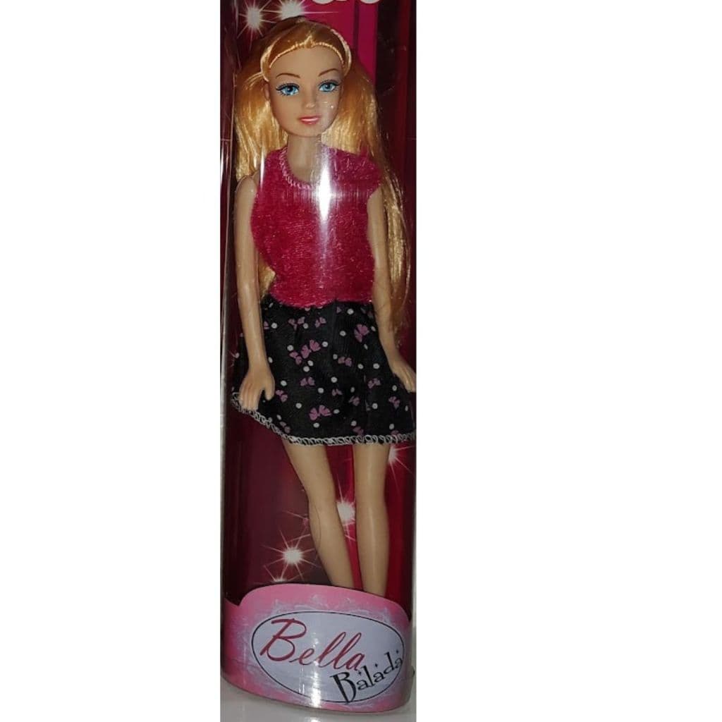 Boneca Infantil Bella Balada 28cm Toys & Toys Original Menina Durável leve e segura Presente