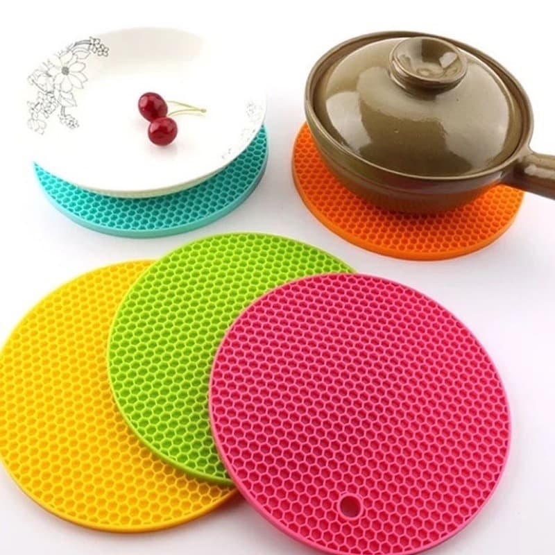 DESCANSO DE PANELA - SILICONE - APOIO - RESISTENTE AO CALOR