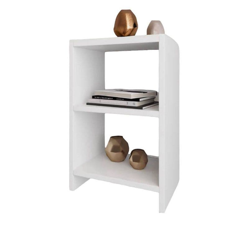 Mesa de Cabeceira Quartos e Sala Branco Mdf