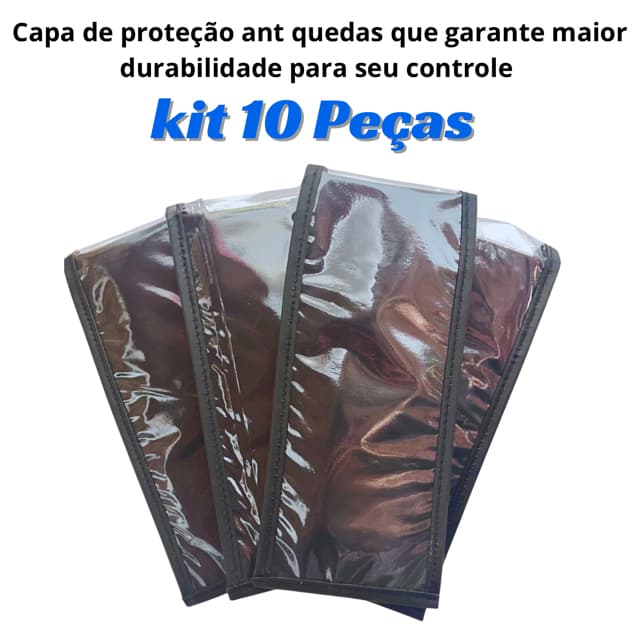 Kit 10 Capas De Proteção Para Controle Remoto Universal
