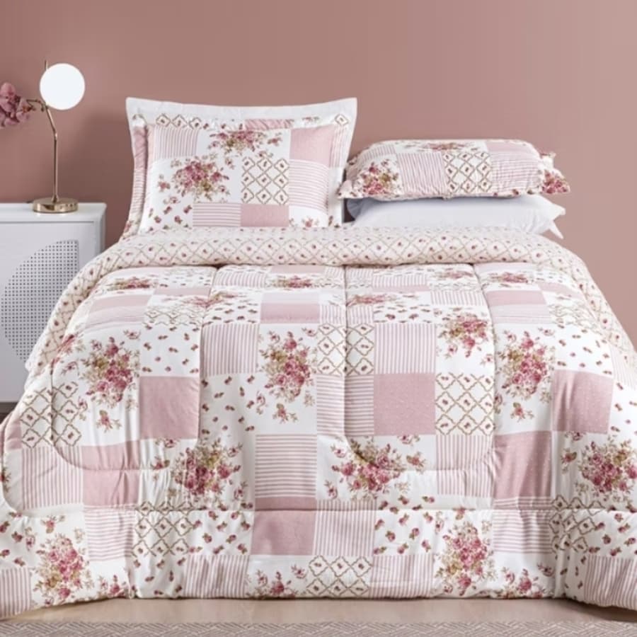2 EDREDONS CASAL DUPLA FACE AVULSO (ESTAMPAS SORTIDAS)