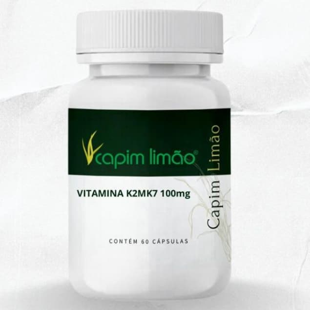 Vitamina K2MK7 100mcg saúde óssea 60 cap