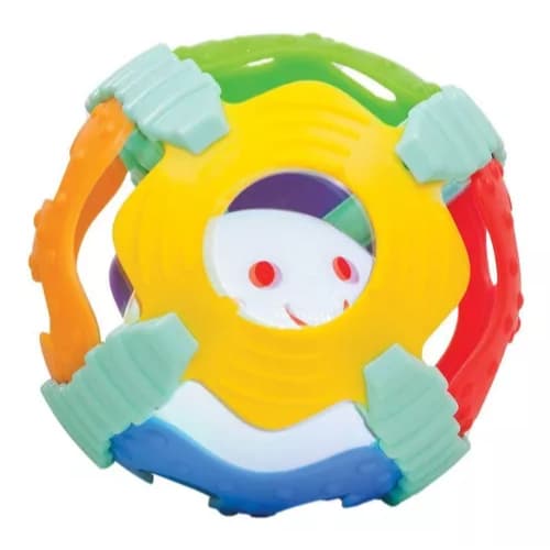 Mordedor Sensorial Baby Ball Multi Textura Buba Colorido