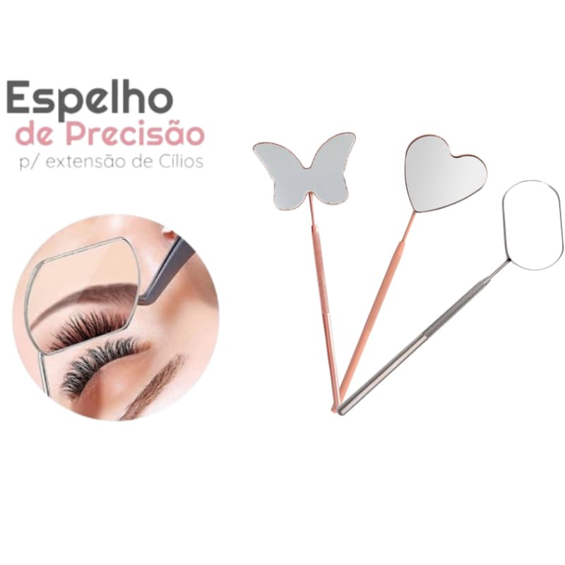 Multifuncional Espelho Cílios Lupa Beleza Longo Lidar Com Para Ferramentas De Extensão Dos Postiços Verificador LUX067-202-3-3