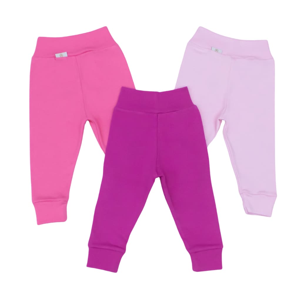Calça Confort Bebê Menina Menino Suedine 3 Peças 100% Algodão Antialergico Roupa Infantil Menina