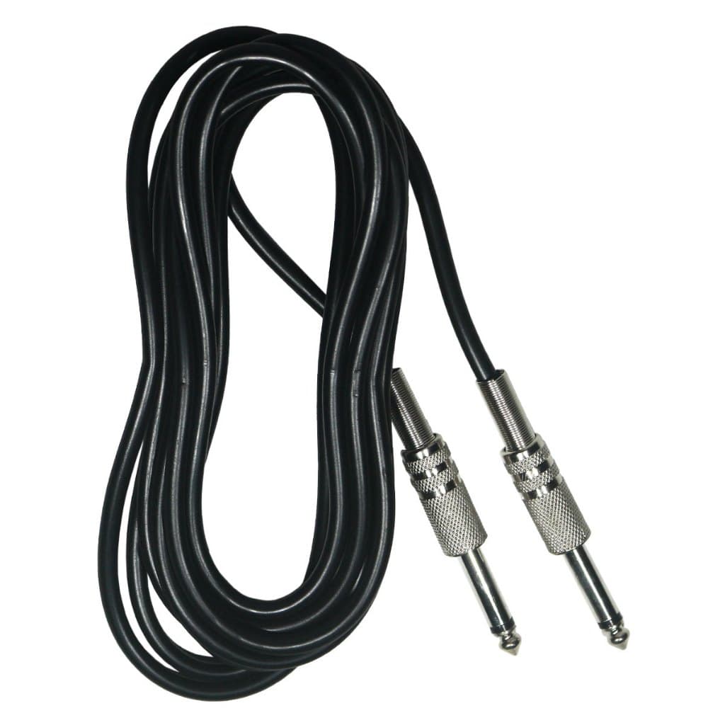 Cabo P10 P10 3m Mono Som para Instrumentos Amplificador Violão Guitarra 3 Metros