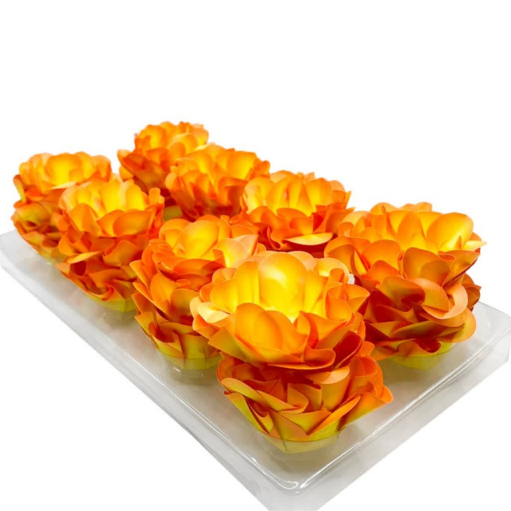 40 Forminha para Doces Finos Formato Flor - Casamento/Aniversário/Batizado - Amarelo Queimado