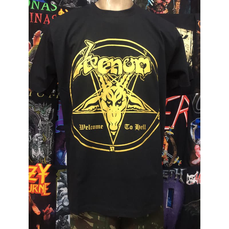 Camiseta Venom - Welcome tô Hell Brutal Wear camiseta de banda camiseta de rock black metal