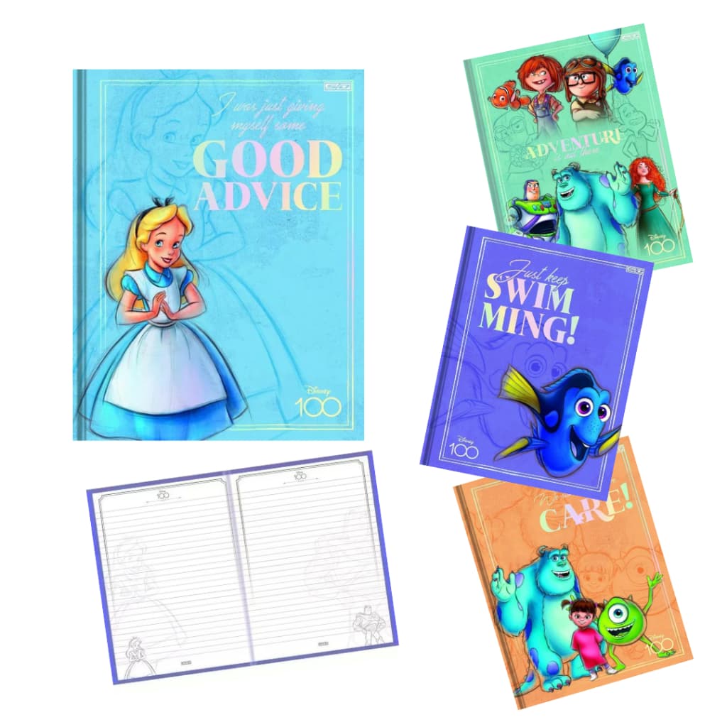 Caderno Colegial Edição Especial DISNEY 100 - 160 Folhas