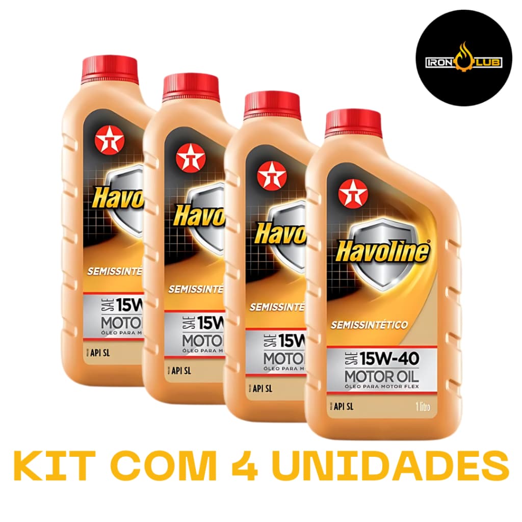 KIT 4 LITROS HAVOLINE 15W40 SEMISSINTÉTICO