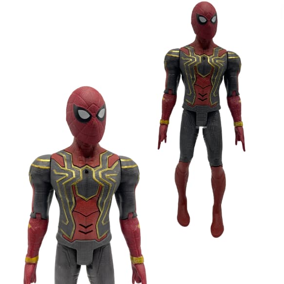 Bonecos Homem Aranha Articulados de 30cm com Luz e Som , SEM CAIXA APENAS O BONECO