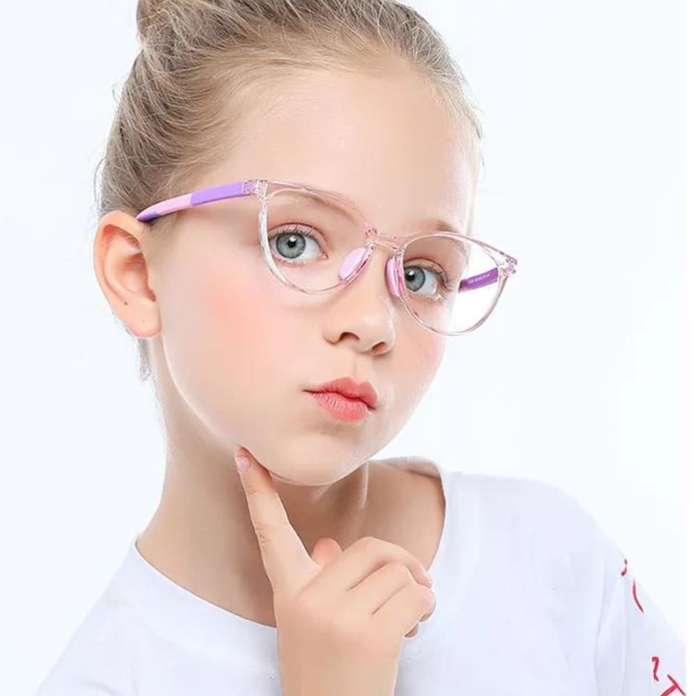 Armação de Óculos Infantil para Grau - Flexível, Leve e Confortável para Crianças