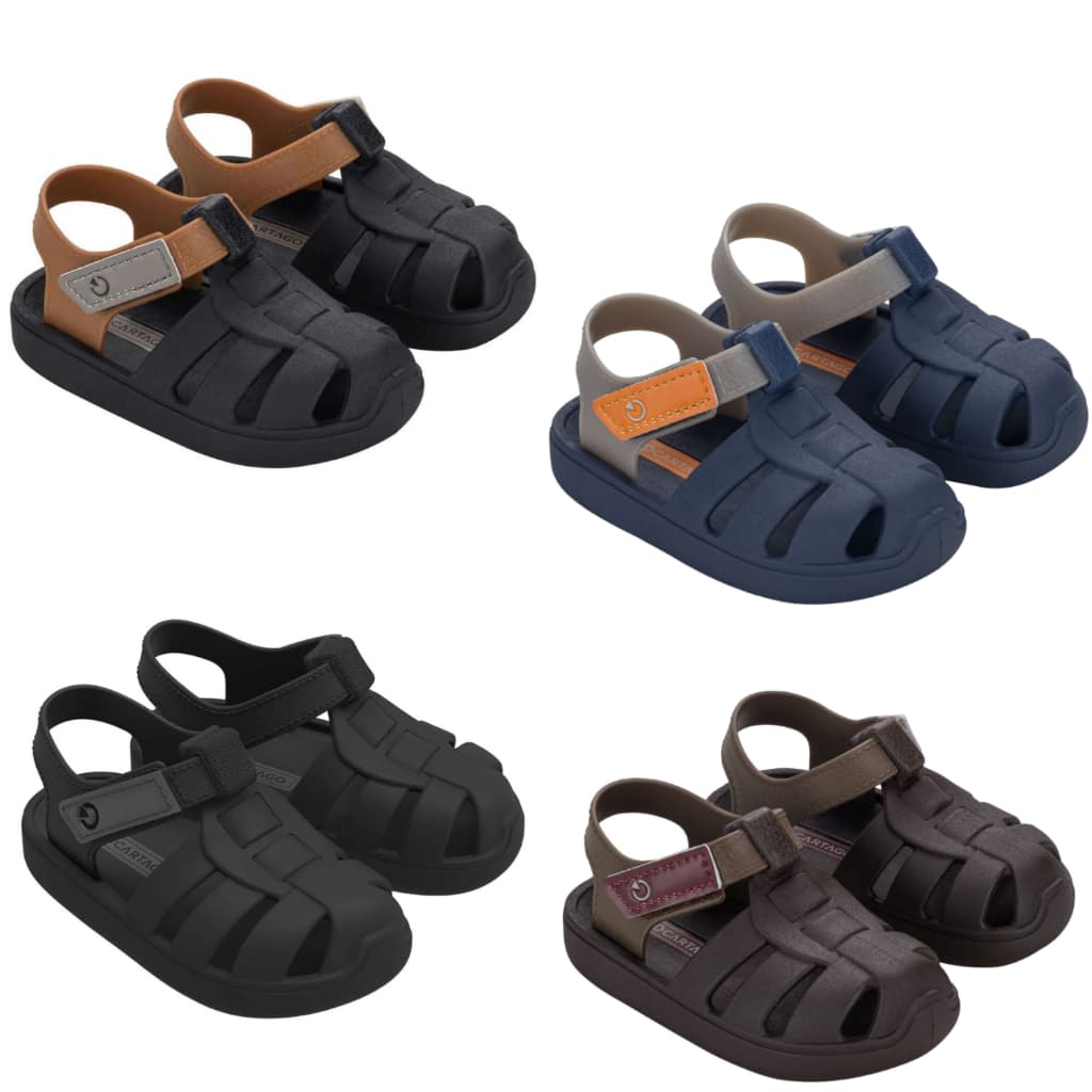 Sandália papete  Baby Cartago Oslo confortavel original