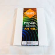 Papel 40kg A4 Branco 50 fls 120g 210mmx 297mm