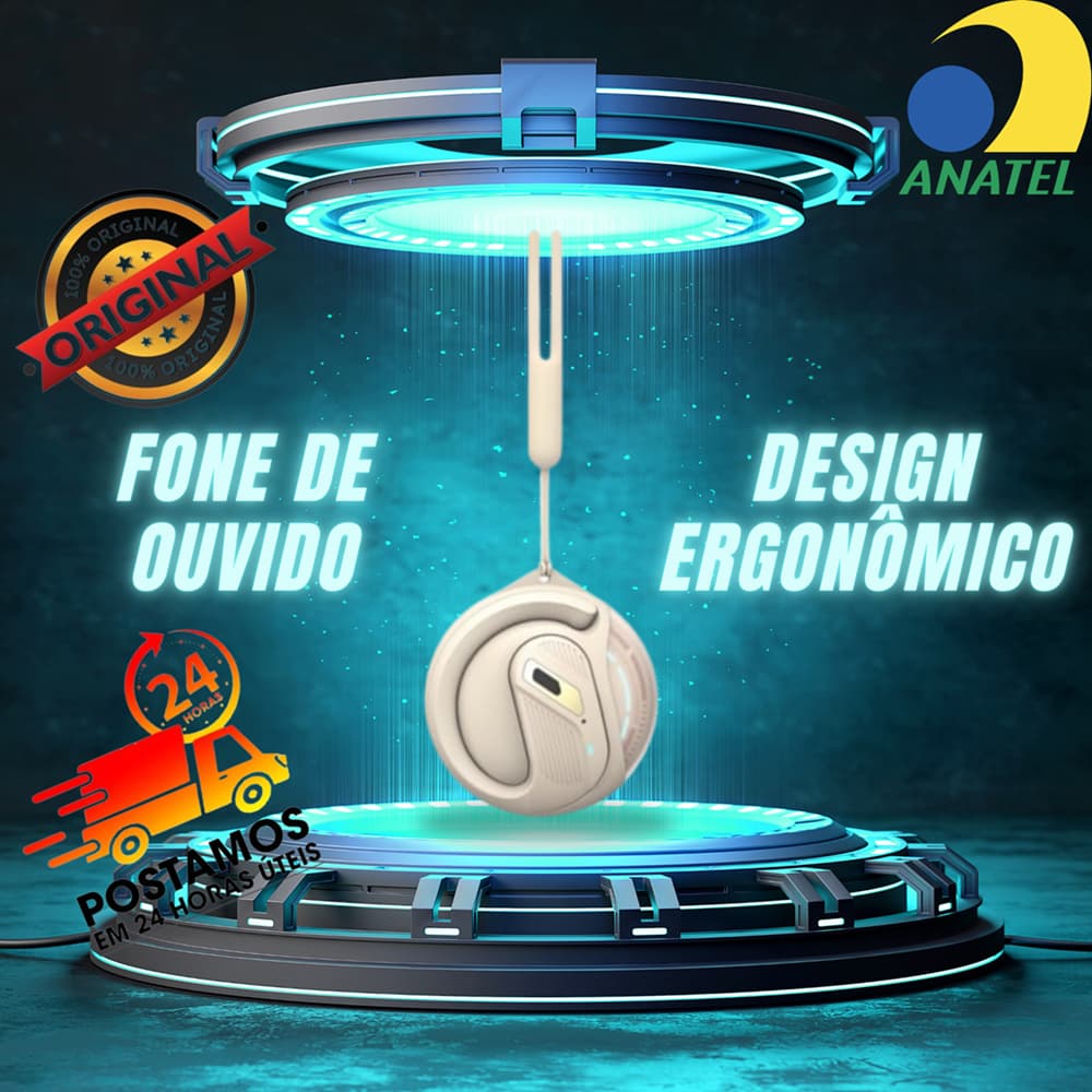 Fone de Ouvido Bluetooth Estéreo sem Fio KAIDI ORIGINAL-KD-799