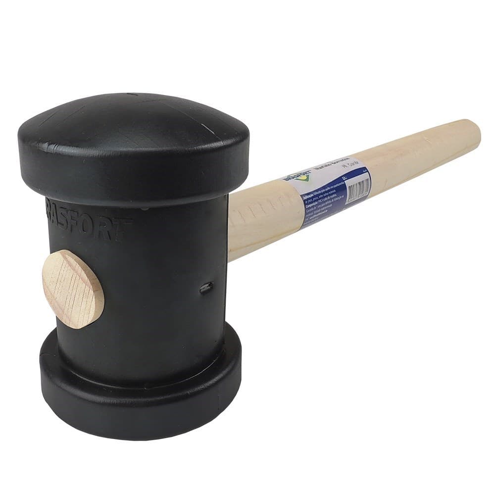 MARTELO PARA BORRACHEIRO BRASFORT MEDIO PRETO 7873