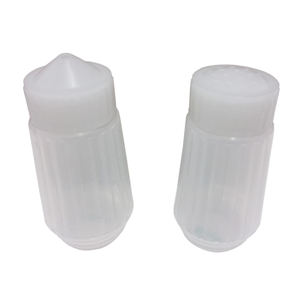 Kit Com 8 Peças Saleiro / Paliteiro Plástico 80ml