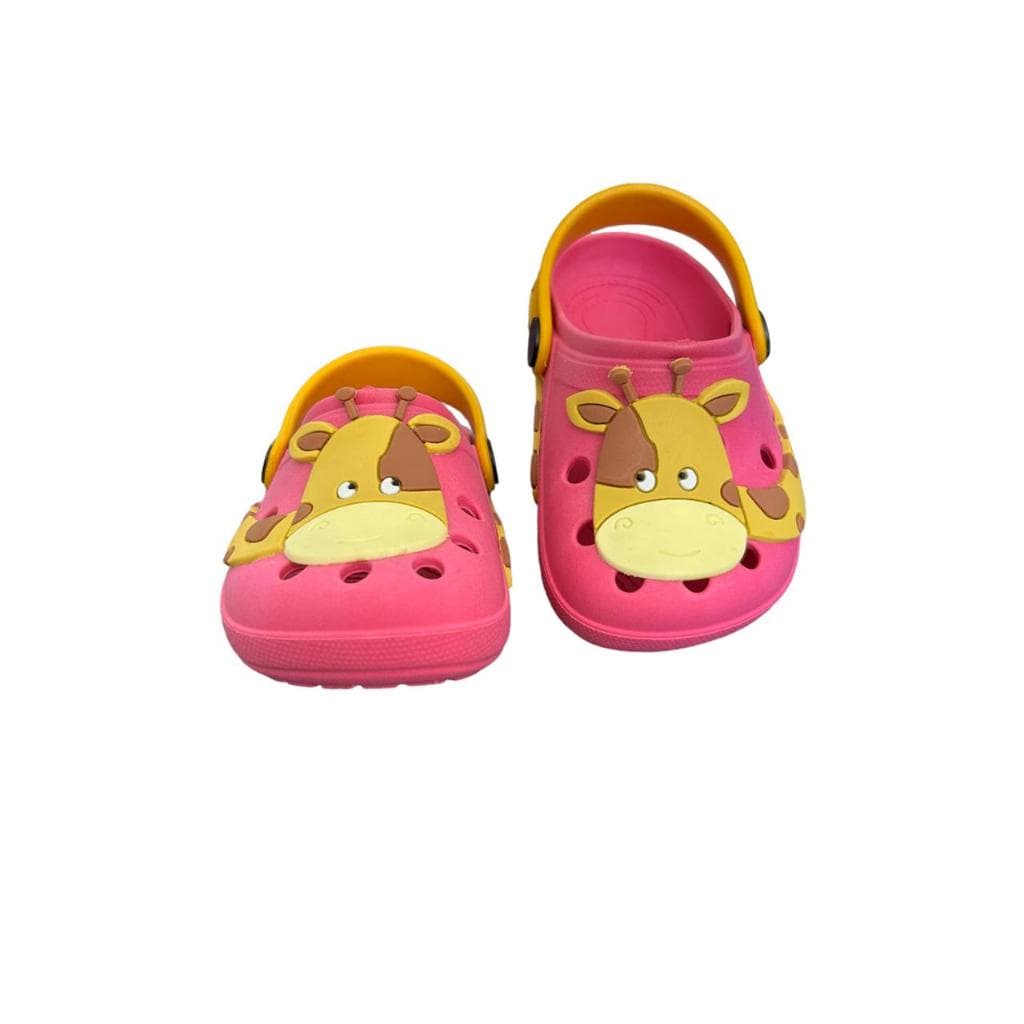 Babuche Infantil Sandália Girafa Chinelo Enfeite Moda Verão Leve Macio Emborrachado