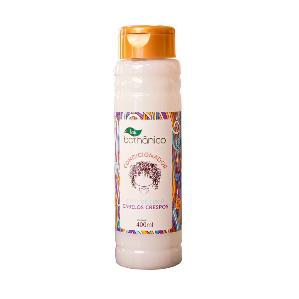 Condicionador Cabelos Crespos Óleo De Coco Tok Bothânico 400Ml