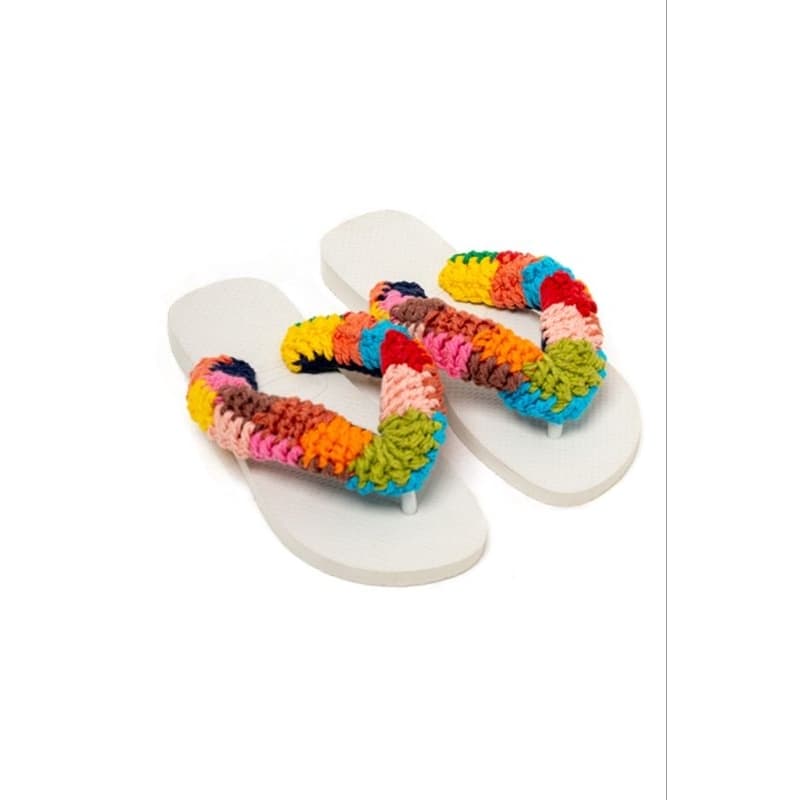 Chinelo Havaianas de Crochê Tendência