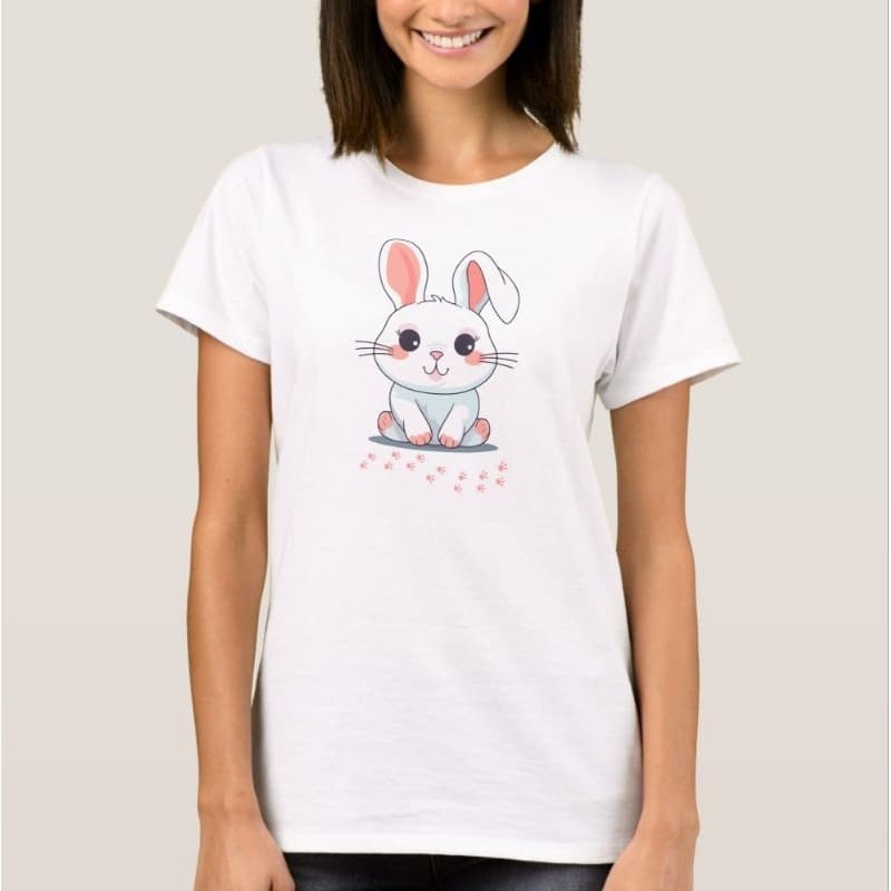 Camiseta Coelhinho Fofo Mãe de Pet Coelhos Fofinhos
