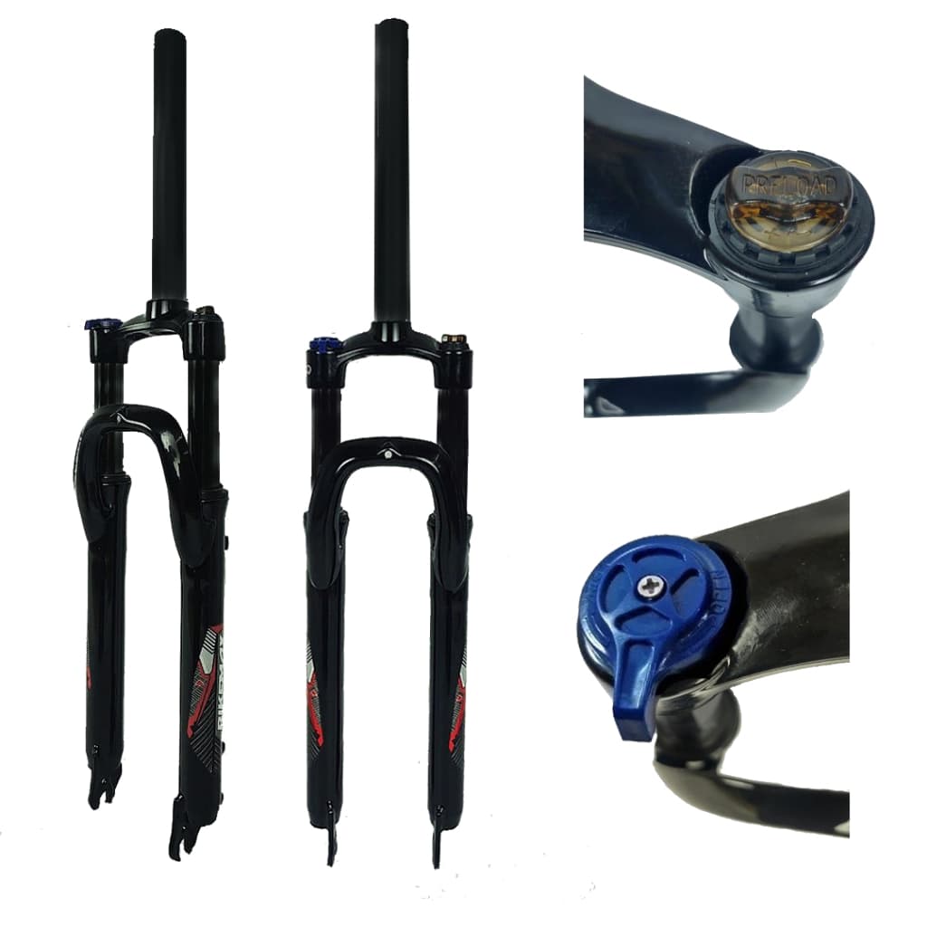 Garfo de Suspensao Over Bicicleta Aro 29 com trava aheadset