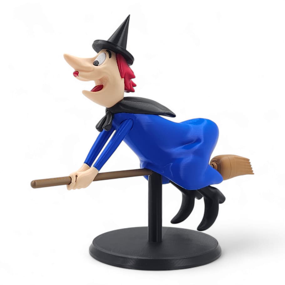 Bruxa "E lá vamos Nós" Turma do Pica-Pau Figura de Ação Colecionável Decoração e Presente