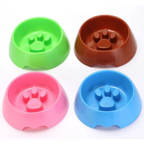 Comedouro Educativo Lento Pequeno Médio Porte Comedouro Interativo (Média 14cm)
