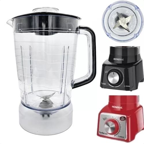 Copo para Liquidificador Mondial L-850 L 850 L-900w l900 Jarra L850 Compatível Qualidade Chega Rápido