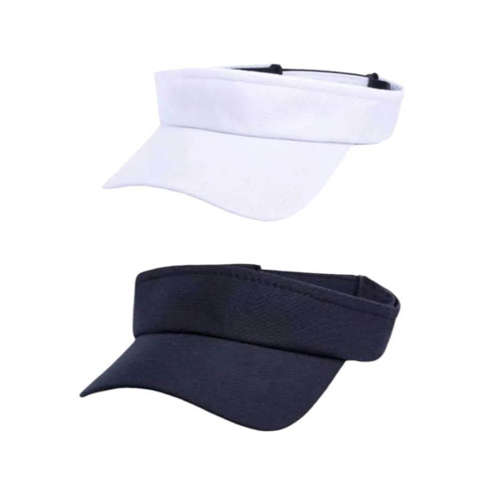 viseira bone proteçao UV verao esportivo liso unisex ajustavel corrida sport praia.
