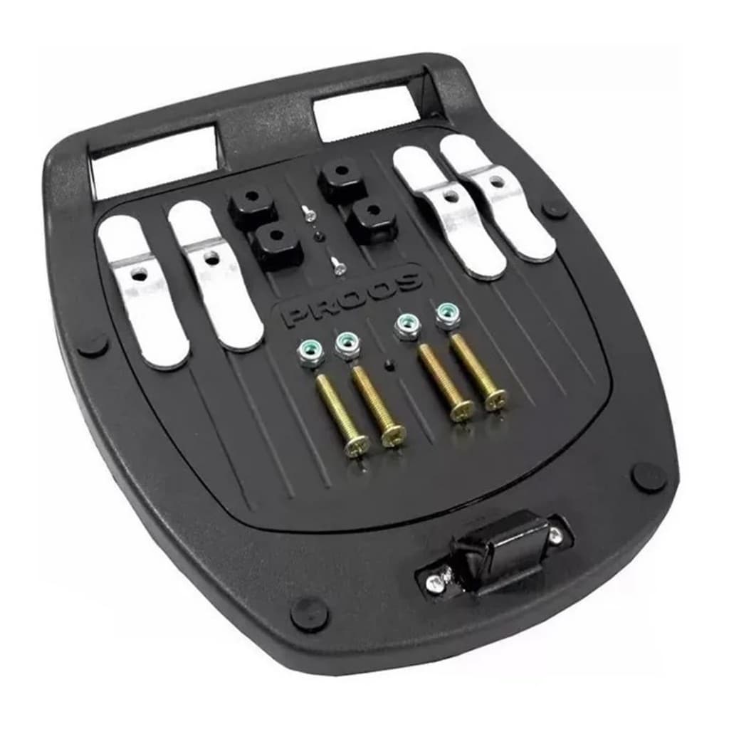 Base Suporte + Parafusos Bau Bauleto Proos 29 34 41 Litro Preto