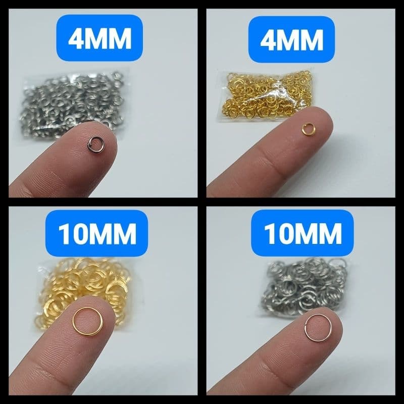 Argolinhas Ferro 4 / 10 mm Com Até 800 Unidades.