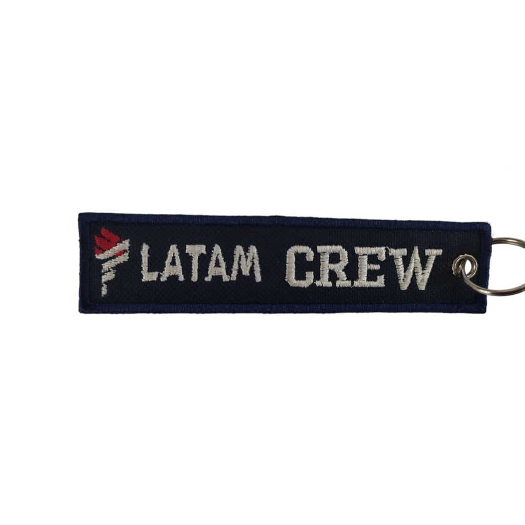 Chaveiro Tag Mala Tripulante Latam Personalizado