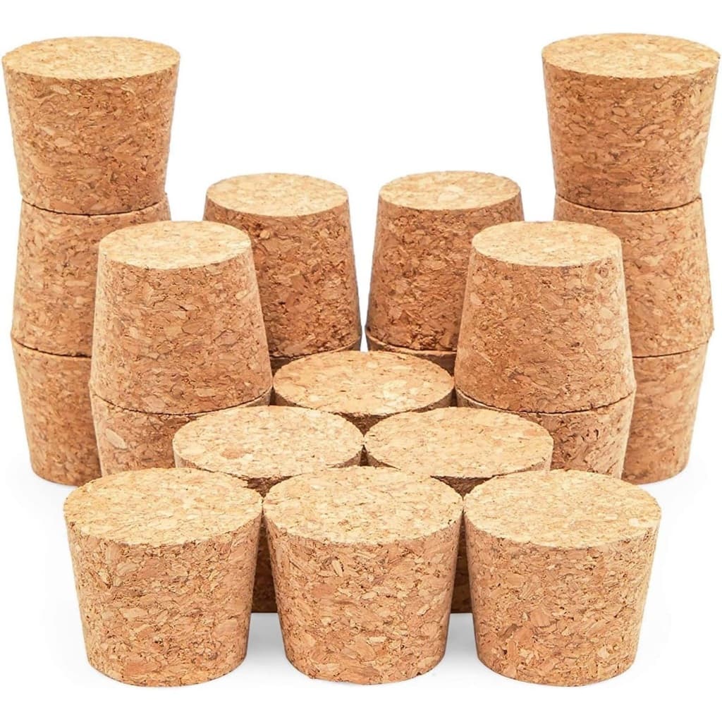 Kit 500 Peças Rolhas De Cortiça 19x23x19 P/ Garrafa Litro