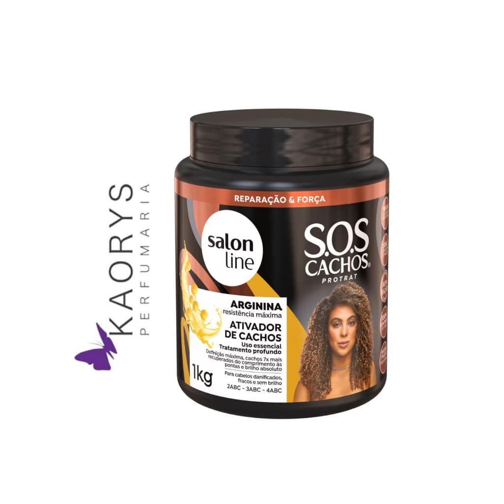 Ativador de Cachos SOS Cachos Arginina Salon Line 1kg