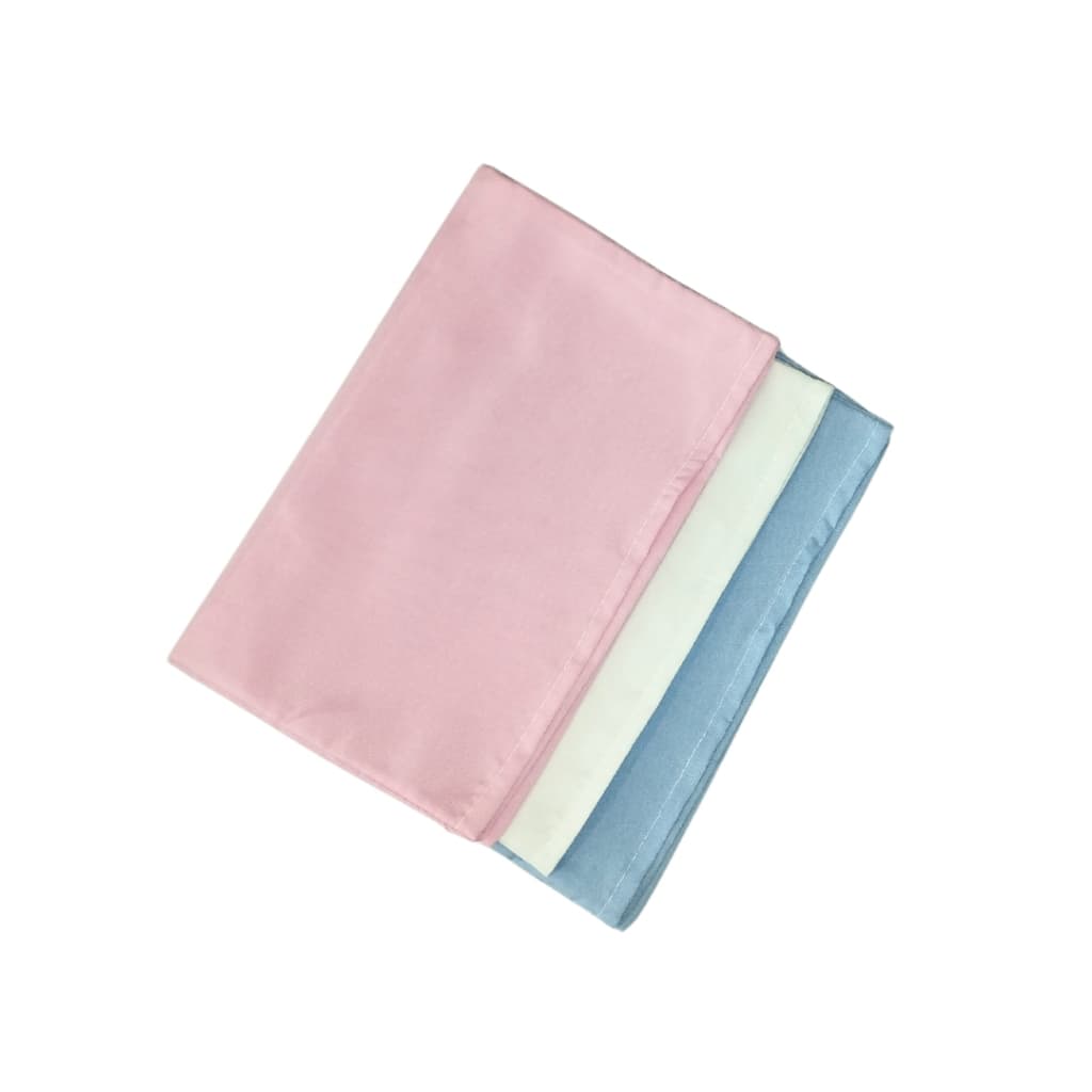 Fronha Para Travesseiro De Bebê Kit 3 Peças Cores Lisas