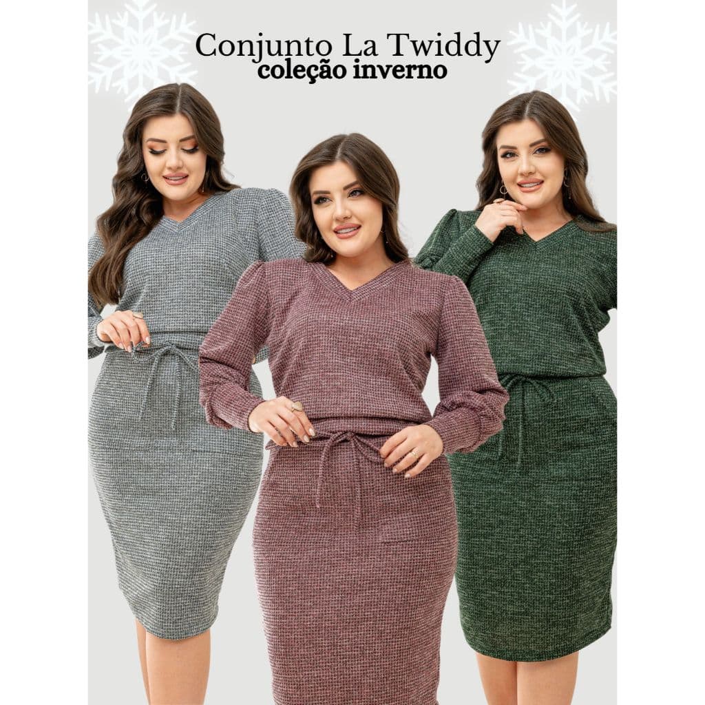 Conjunto Saia E Blusa Moda Evangélica Comportada