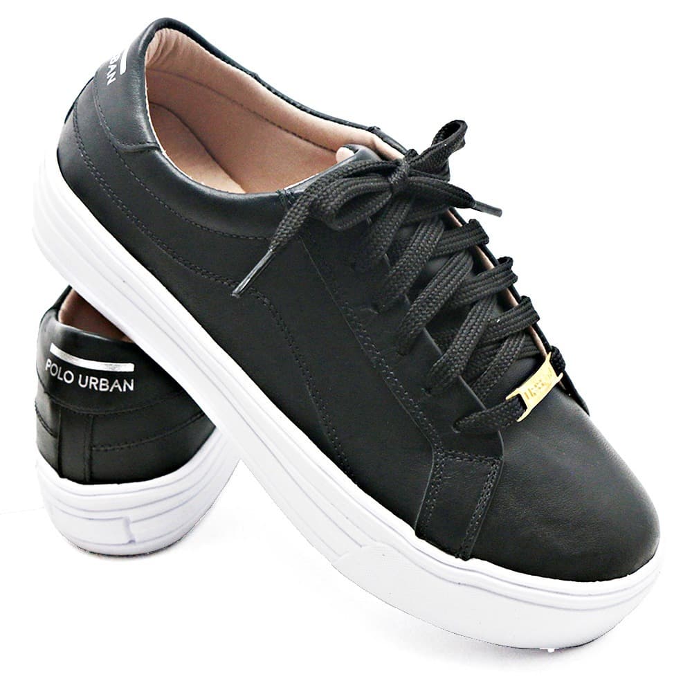 Tênis Feminino em couro Polo Urban