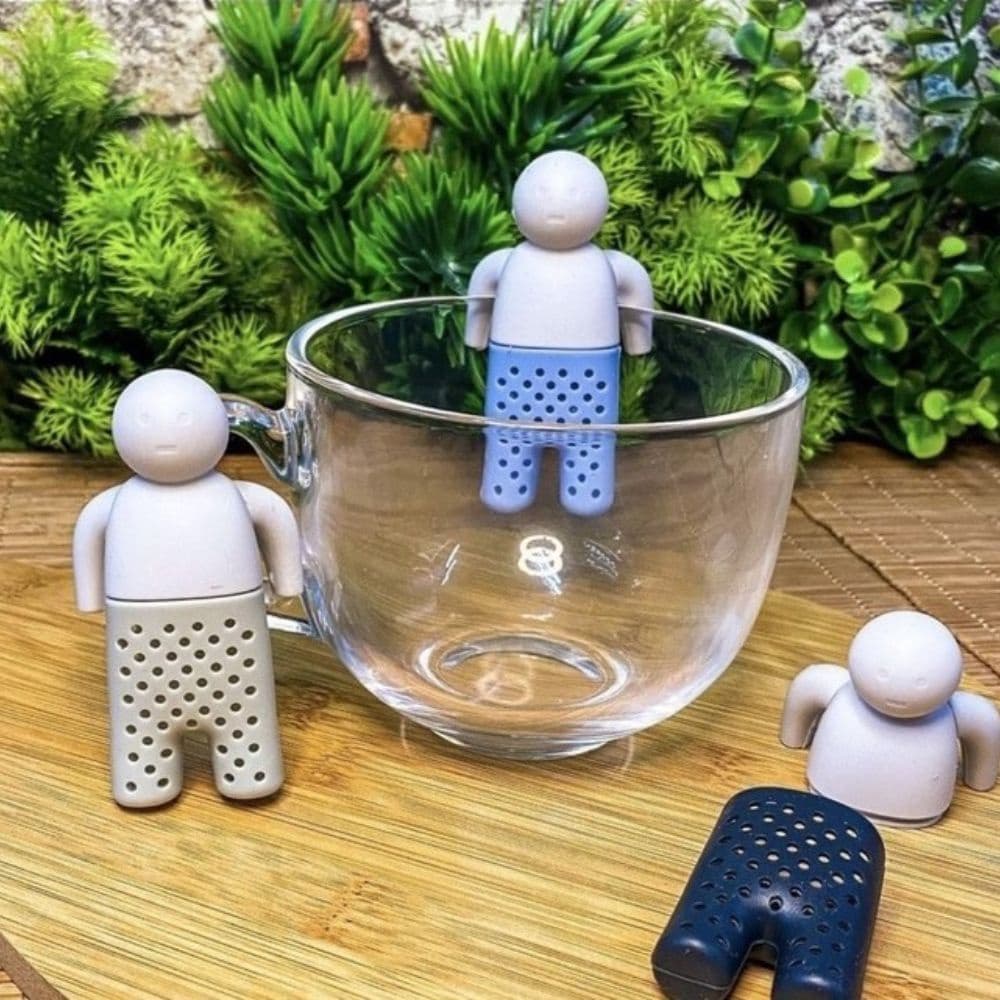 Difusor de Chá / Infusor De Chá Livre de BPA Boneco Silicone