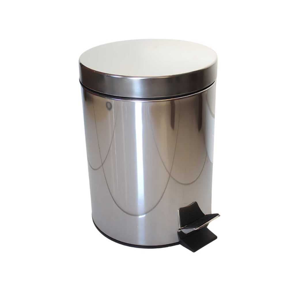 Lixeira de 7 Litros com Cesto Removível – Design Inox e Plástico de Alta Qualidade
