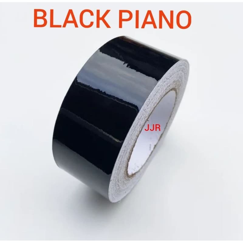 ADESIVO Fita Black Piano 4m x 16cm, para Painéis, Soleiras e Colunas e outros.