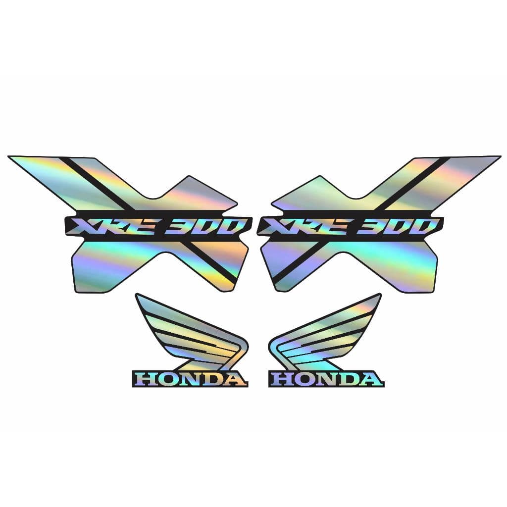 kit adesivos holográfico xre 2015