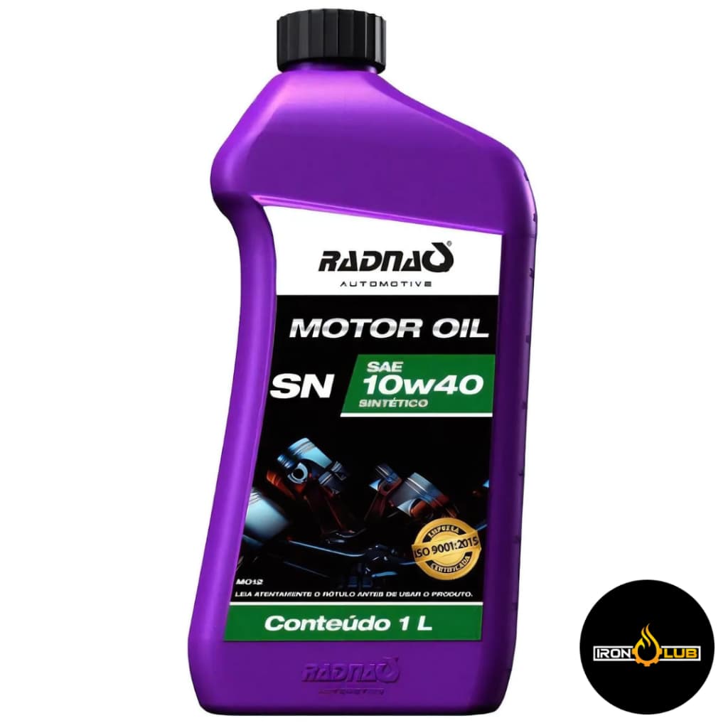 ÓLEO MOTOR OIL RADNAQ 10W40 SINTÉTICO 1 LITRO