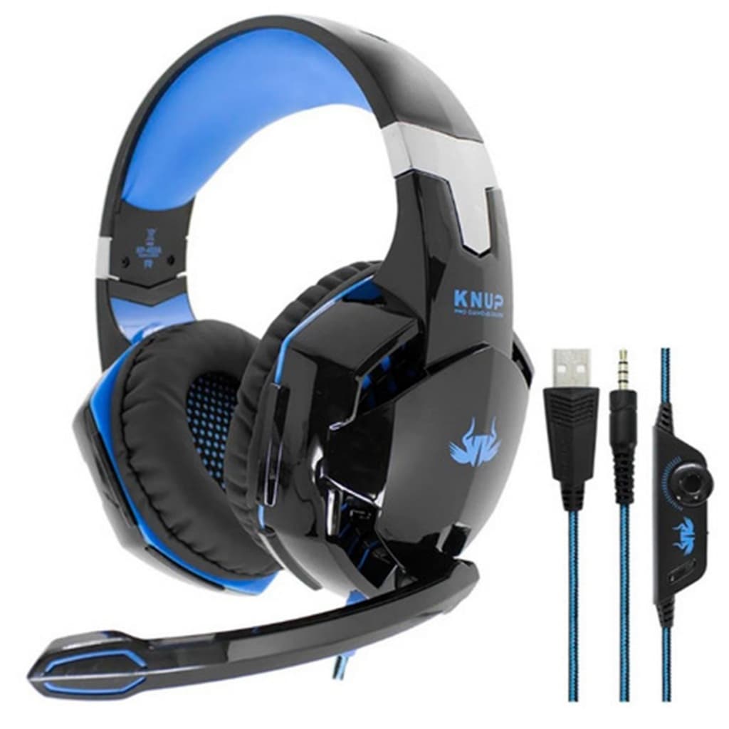 Fone Ouvido Gamer Headset Led Compatível Pc Ps5 Ps4 Ps3 Xbox Celular Premium