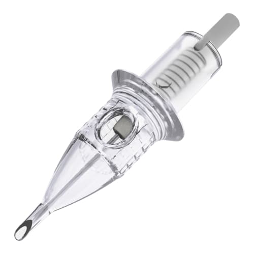 5 Cartuchos com Agulha RS 08- Universal Cartridge Super Sharp Round Shader 08 - Ø 0.35