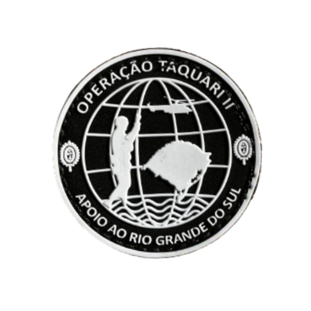 brevê Emborrachado Missão Taquari 2 EB Ajuda Humanitaria No Rio Grande do sul patch