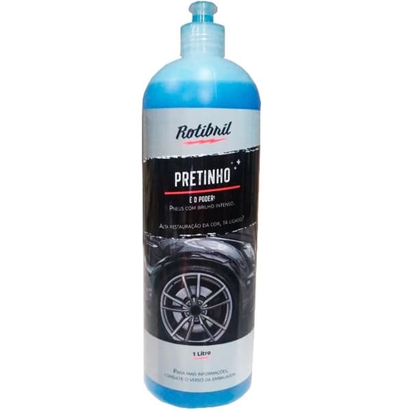 Pretinho para Pneu Automotivo 1L Brilho Intenso