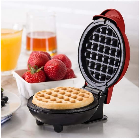 Máquina Para Fazer Waffle Portátil Antiaderende 110v 350w lanche elétrico
