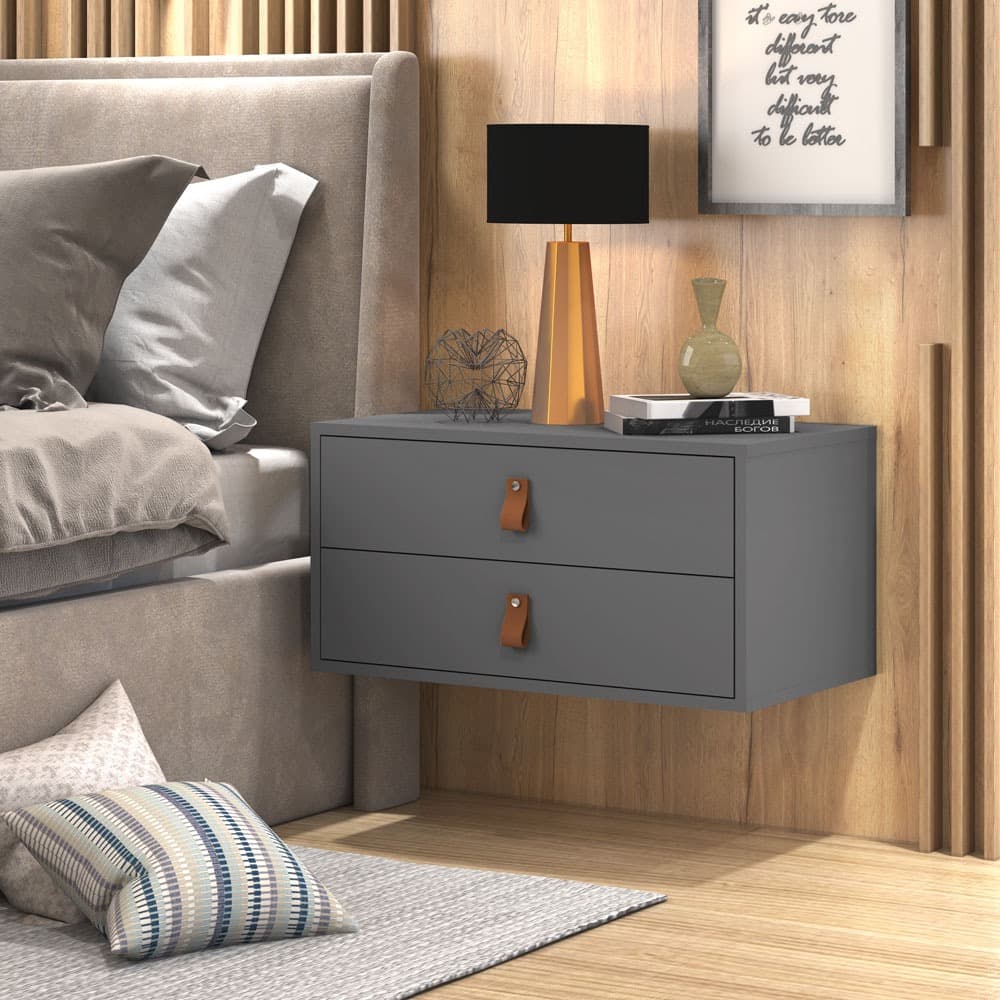 Novidade Mesinha Lateral De Cama Unic 60cm Para Apoio De Objetos Moderno